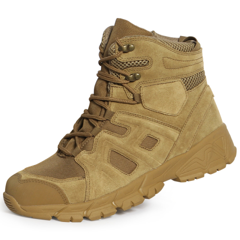New High Quality Outdoor Mountaineering Combat Boots Brown